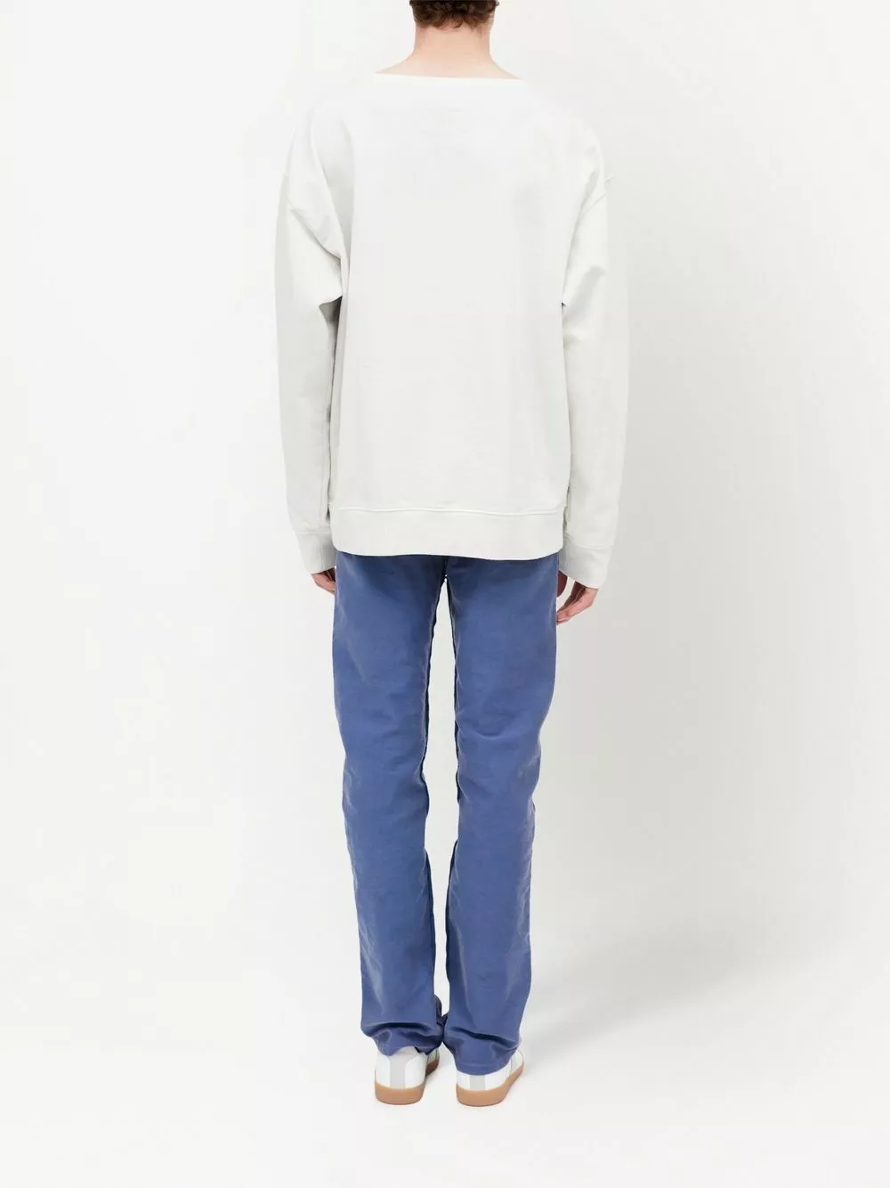 Affordable Maison Margiela Numeric logo-embroidered sweatshirt Men 0116