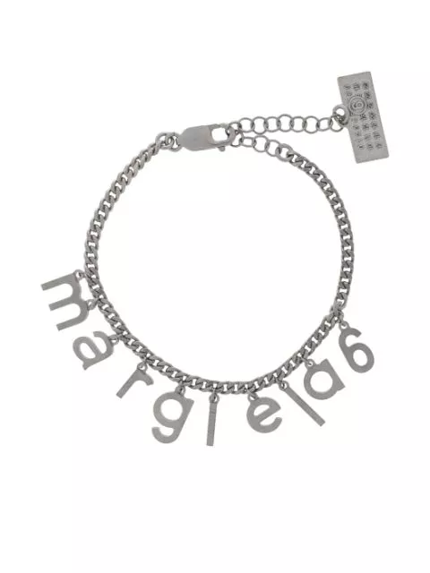 MM6 Maison Margiela logo-charm bracelet Women 0126