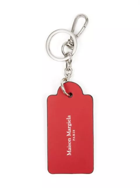 Affordable Maison Margiela Four stitch-logo leather key chain Women 0122