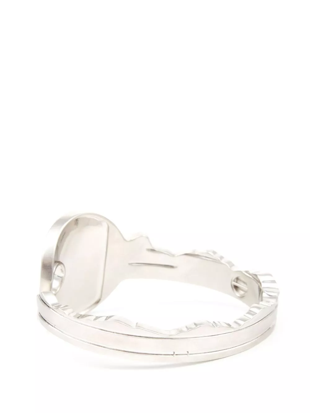 Affordable MM6 Maison Margiela key-shape logo-engraved bracelet Women 0126