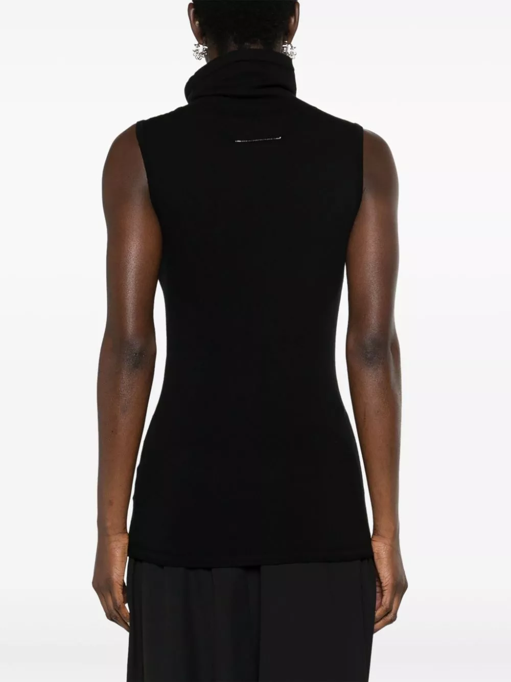 Affordable MM6 Maison Margiela gathered roll-neck top Women 0129