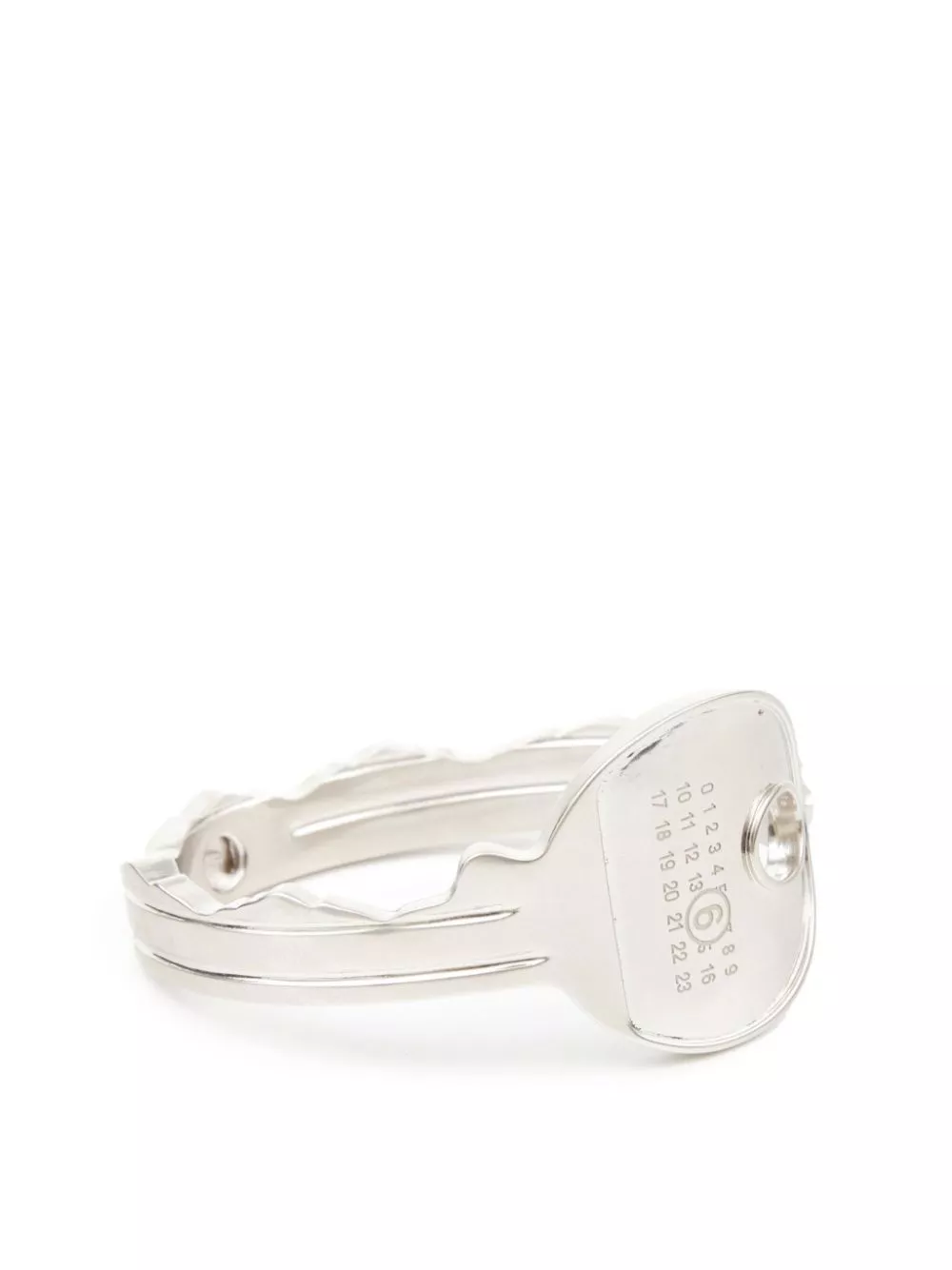 MM6 Maison Margiela key-shape logo-engraved bracelet Women 0126