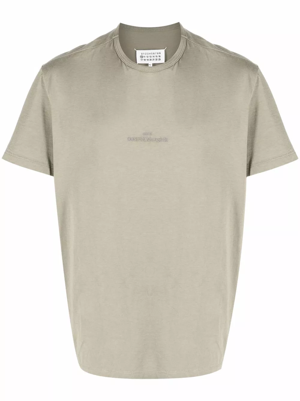 Affordable Maison Margiela logo-embroidered jersey T-shirt Men 0116