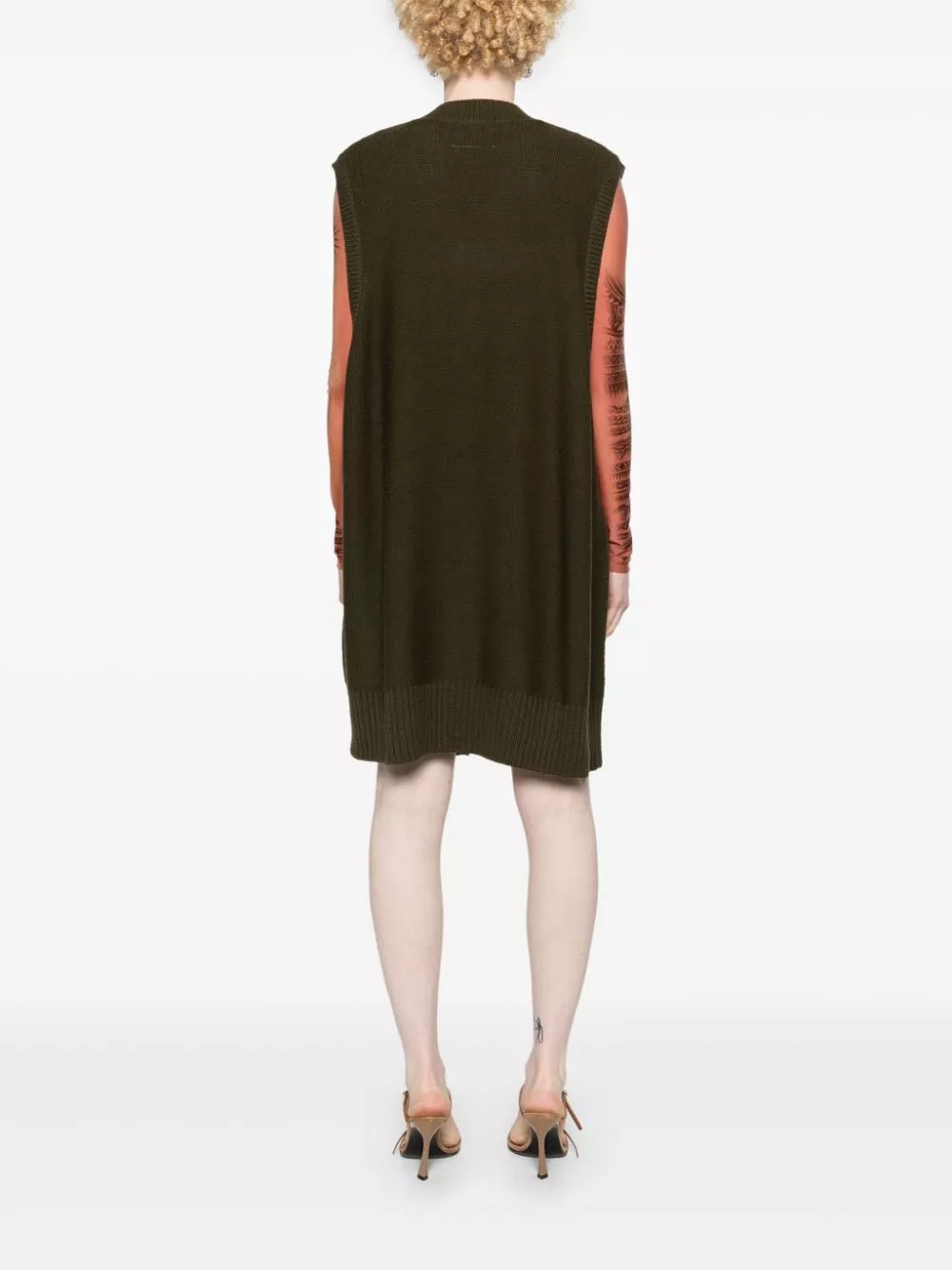 Cheap MM6 Maison Margiela sleeveless knitted minidress Women 0125