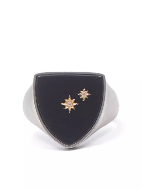 Maison Margiela star-applique signet ring Women 0126