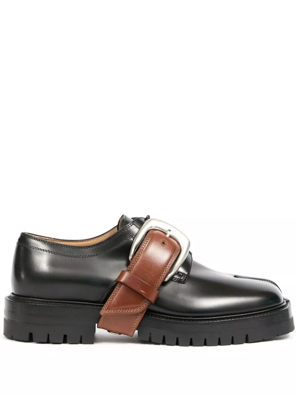 Cheap Maison Margiela Tabi County leather loafers Women 0127