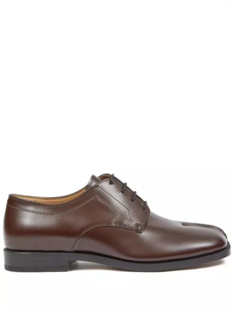 Affordable Maison Margiela Tabi leather derby shoes Women 0131