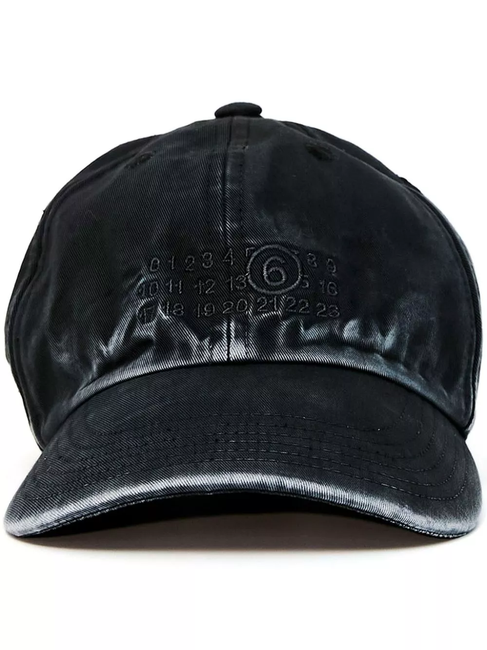 MM6 Maison Margiela X Salomon signature-numbers embroidered cap Men 0128