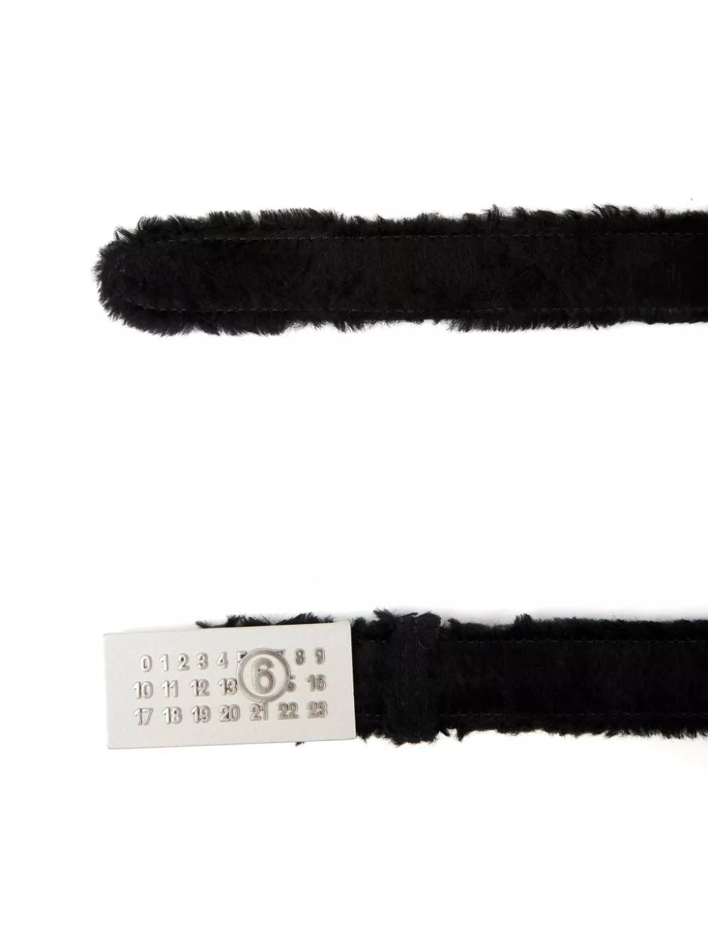 Affordable MM6 Maison Margiela faux-fur design belt Women 0122