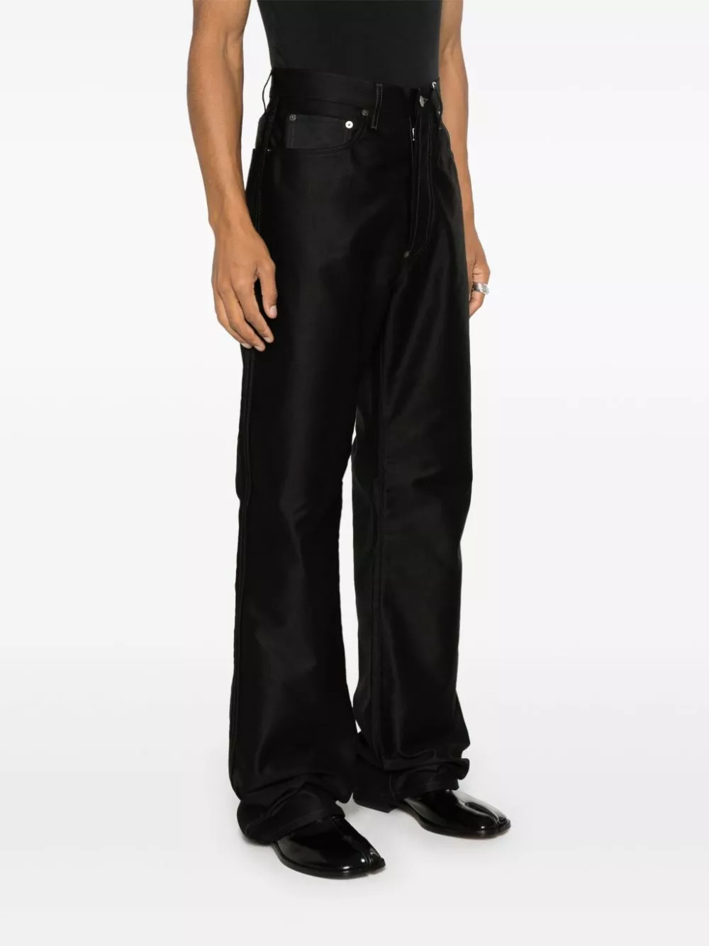 Affordable Maison Margiela four stitch-logo trousers Men 0113