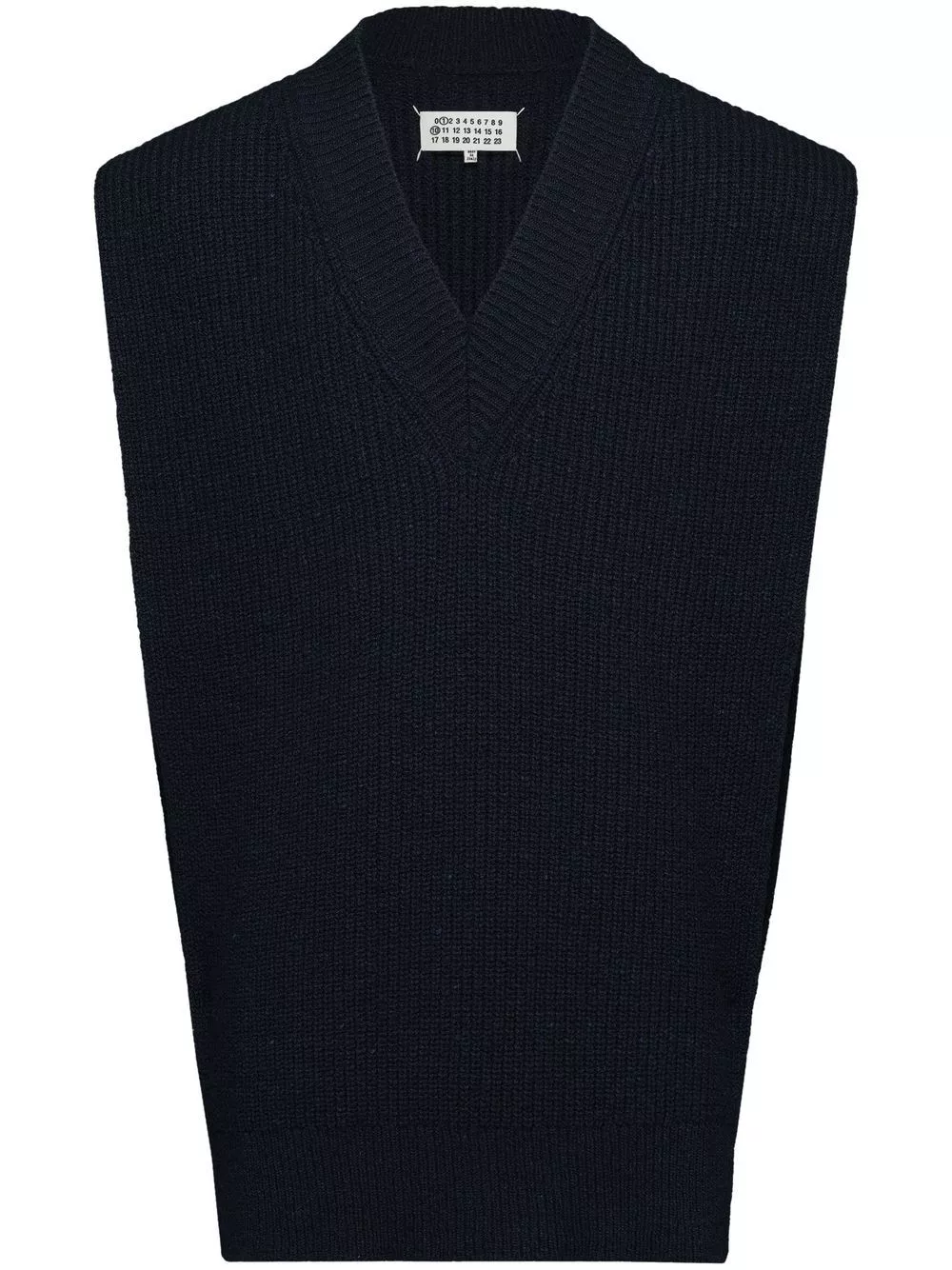 Maison Margiela V-neck knitted vest Men 0128