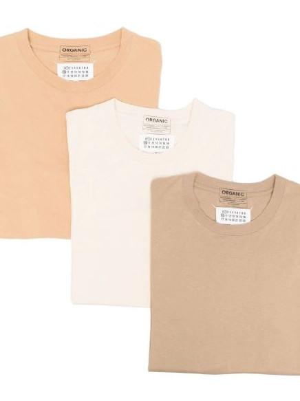 Cheap Men Maison Margiela of three) T-shirt organic-cotton (pack 0215