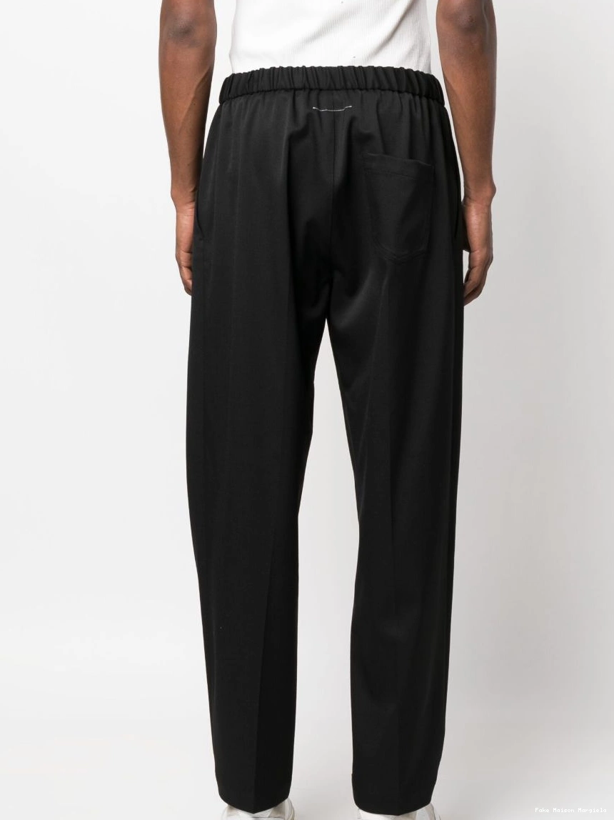 Affordable Maison drawstring-waistband drop-crotch Margiela MM6 Men trousers 0220