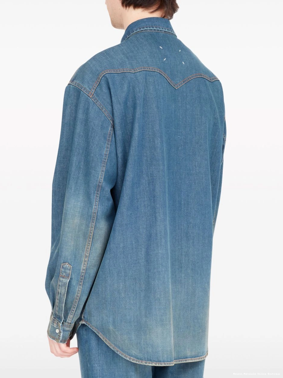 Affordable Americana Maison shirt Men denim Margiela 0213