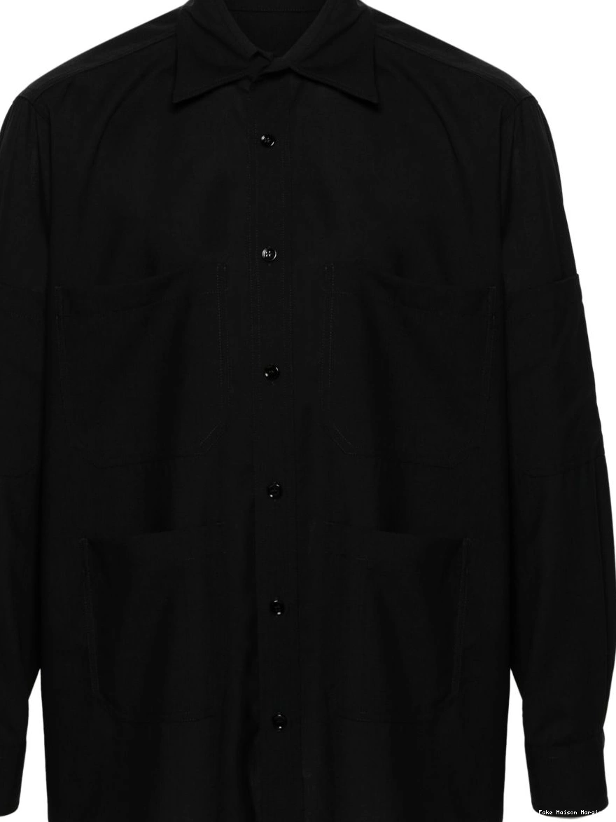 Cheap multi-pockets wool shirt MM6 Men Margiela Maison 0209