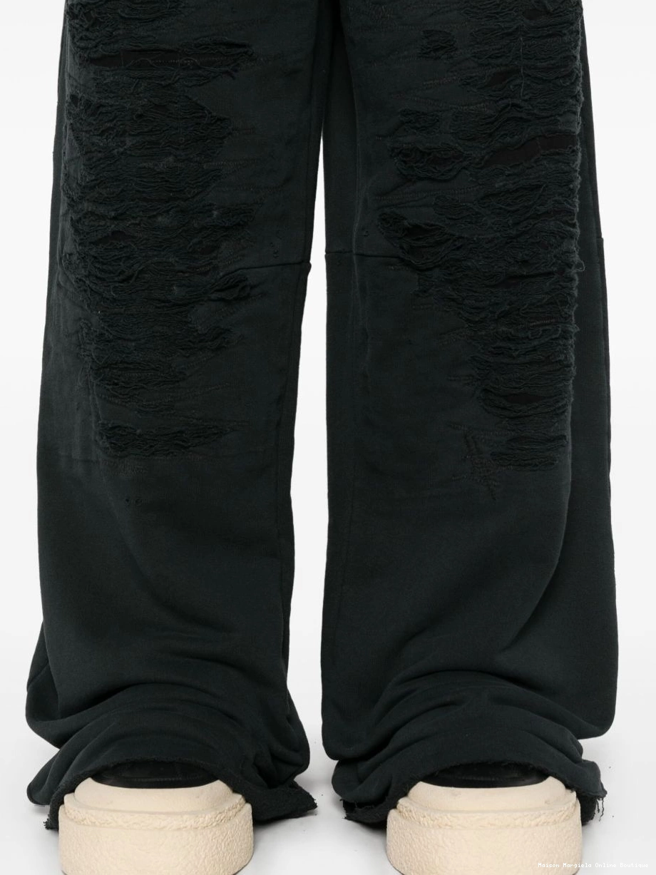 Affordable distressed Men Maison MM6 track pants Margiela 0216