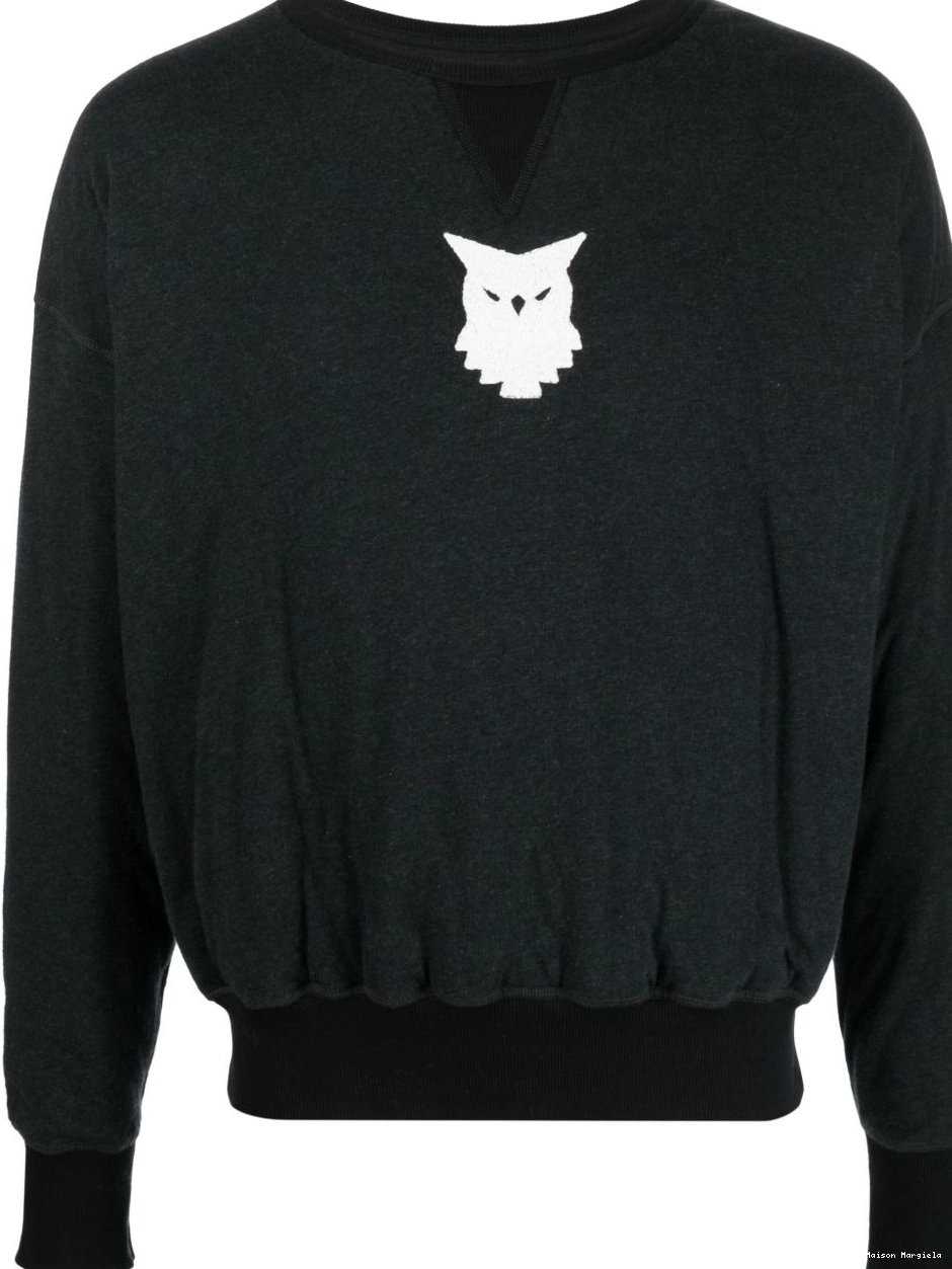 Affordable sweatshirt Maison Margiela Animal Totem Men patch-detail 0219