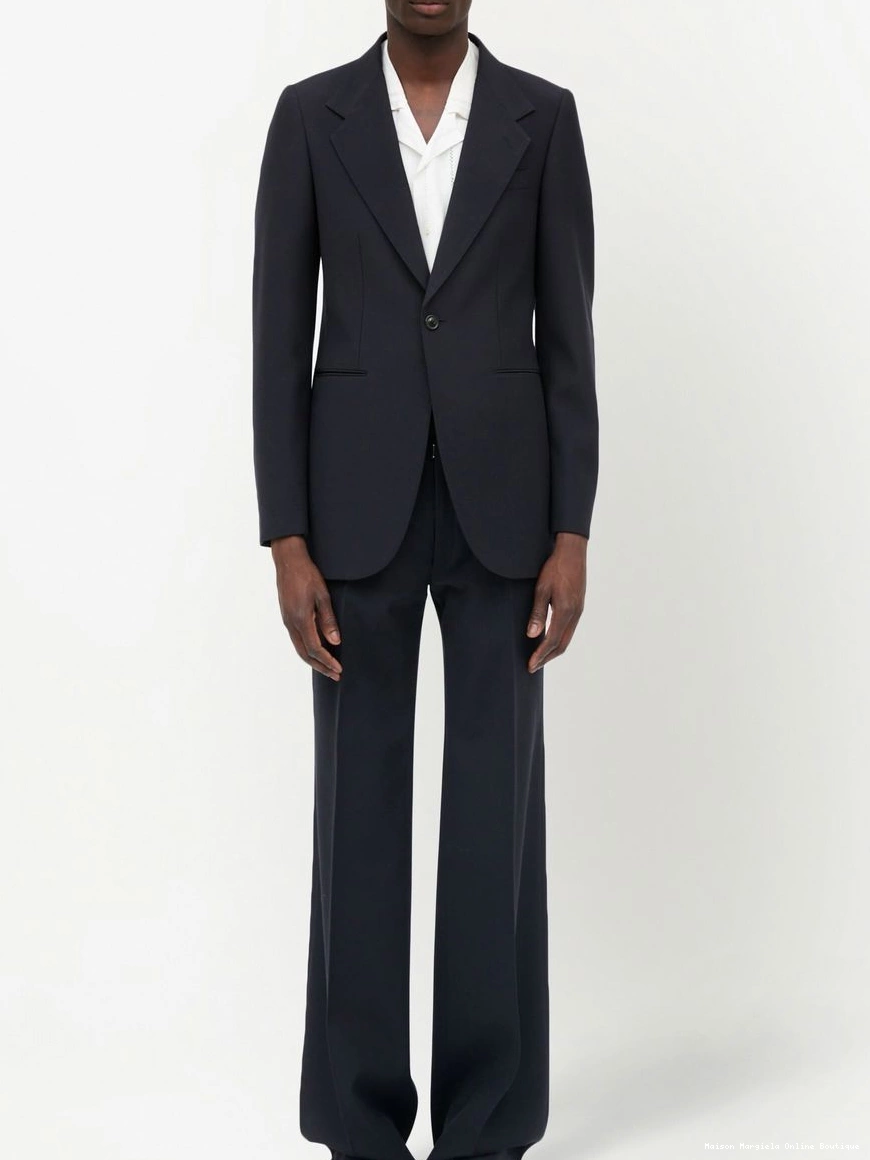 Affordable single-breasted Maison Margiela faille Men suit 0217