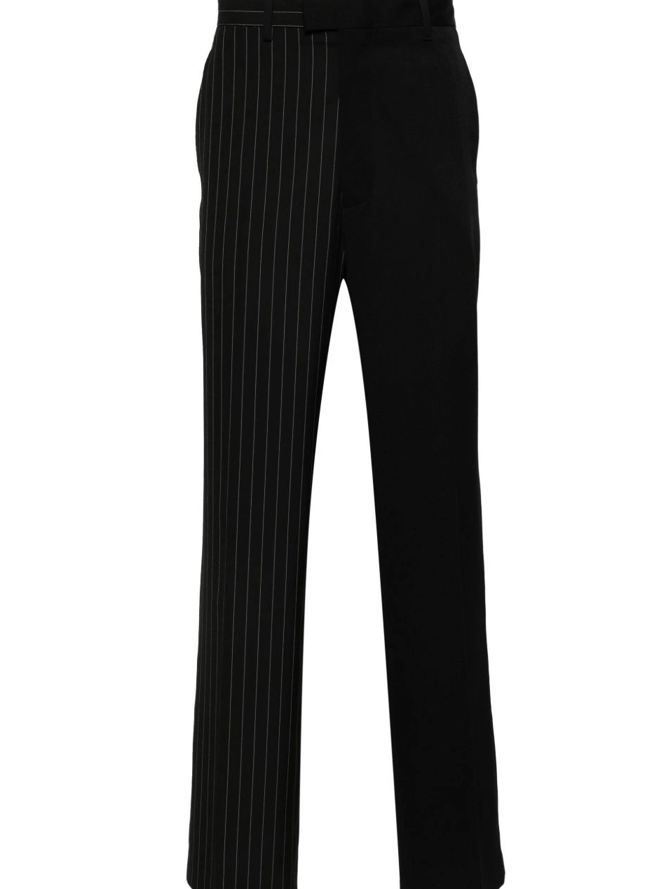 Affordable trousers straight-leg MM6 Margiela Maison Men pinstripe 0218