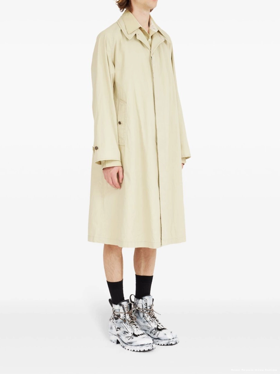 Affordable layered Margiela Maison coat trench Men 0212