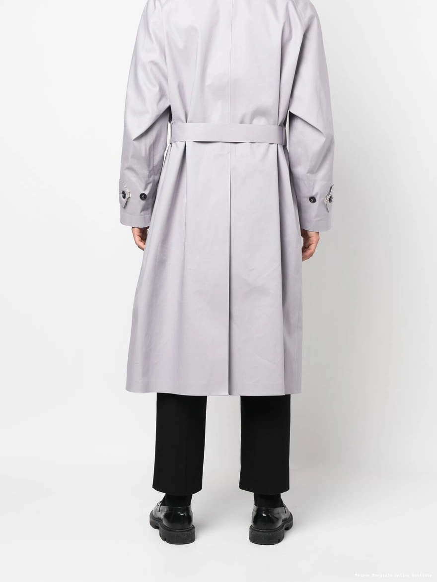 Affordable coat belted single-breasted Maison Men Margiela 0212