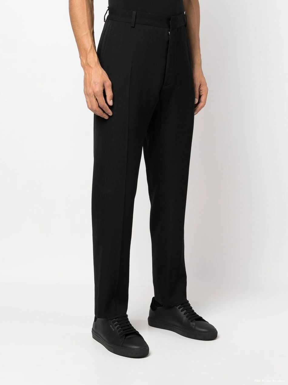 Affordable mid-rise MM6 wool trousers Men Margiela Maison 0220