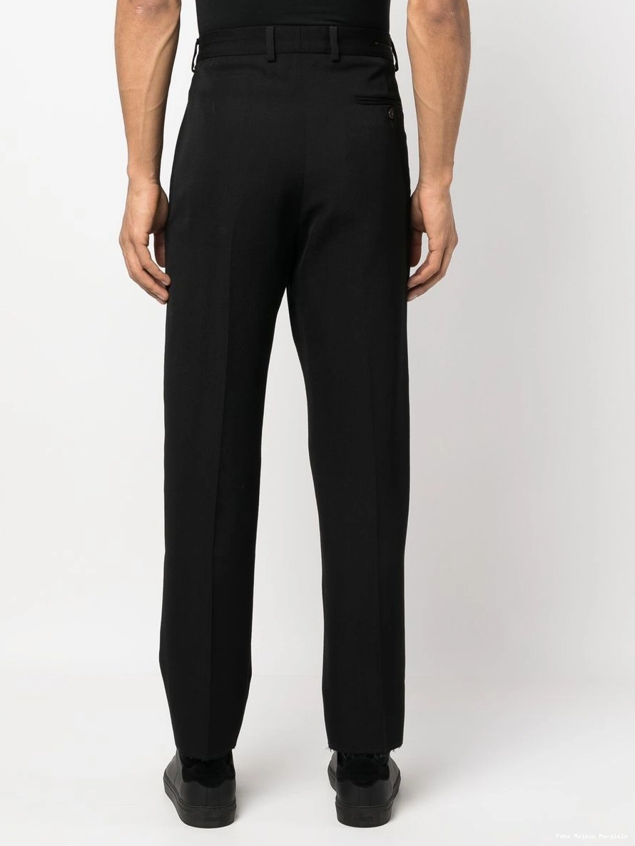 Affordable mid-rise MM6 wool trousers Men Margiela Maison 0220