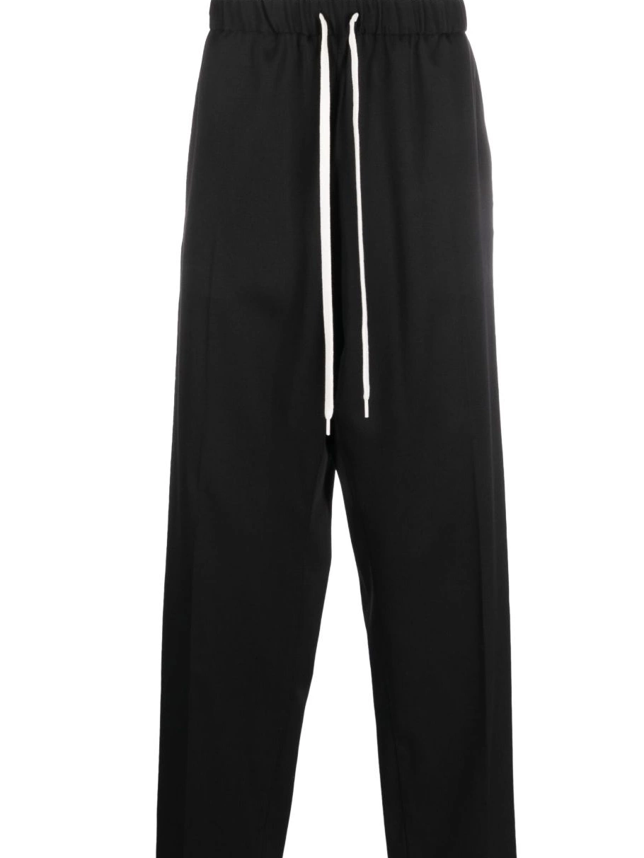 Affordable Maison drawstring-waistband drop-crotch Margiela MM6 Men trousers 0220