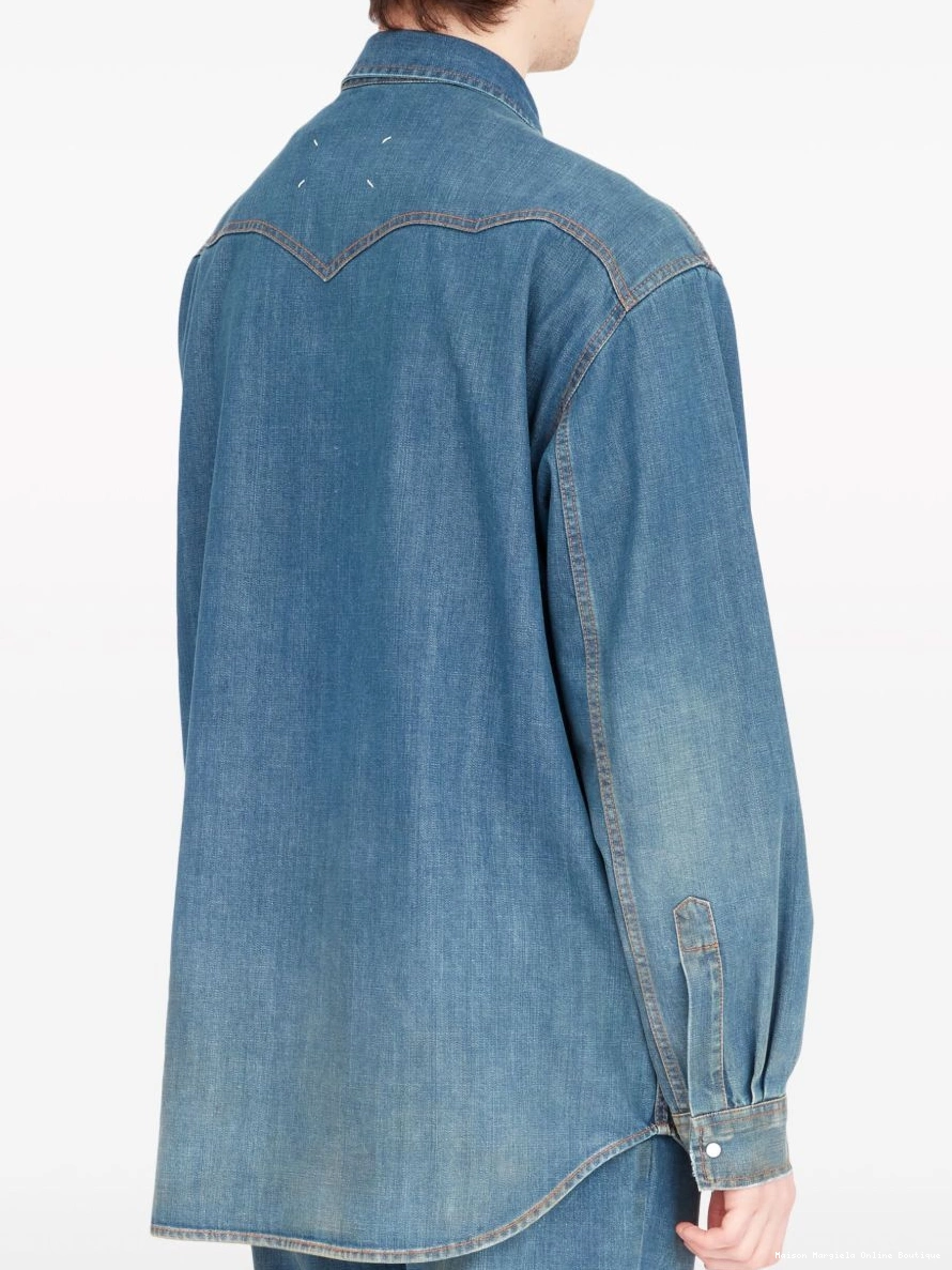 Affordable Americana Maison shirt Men denim Margiela 0213