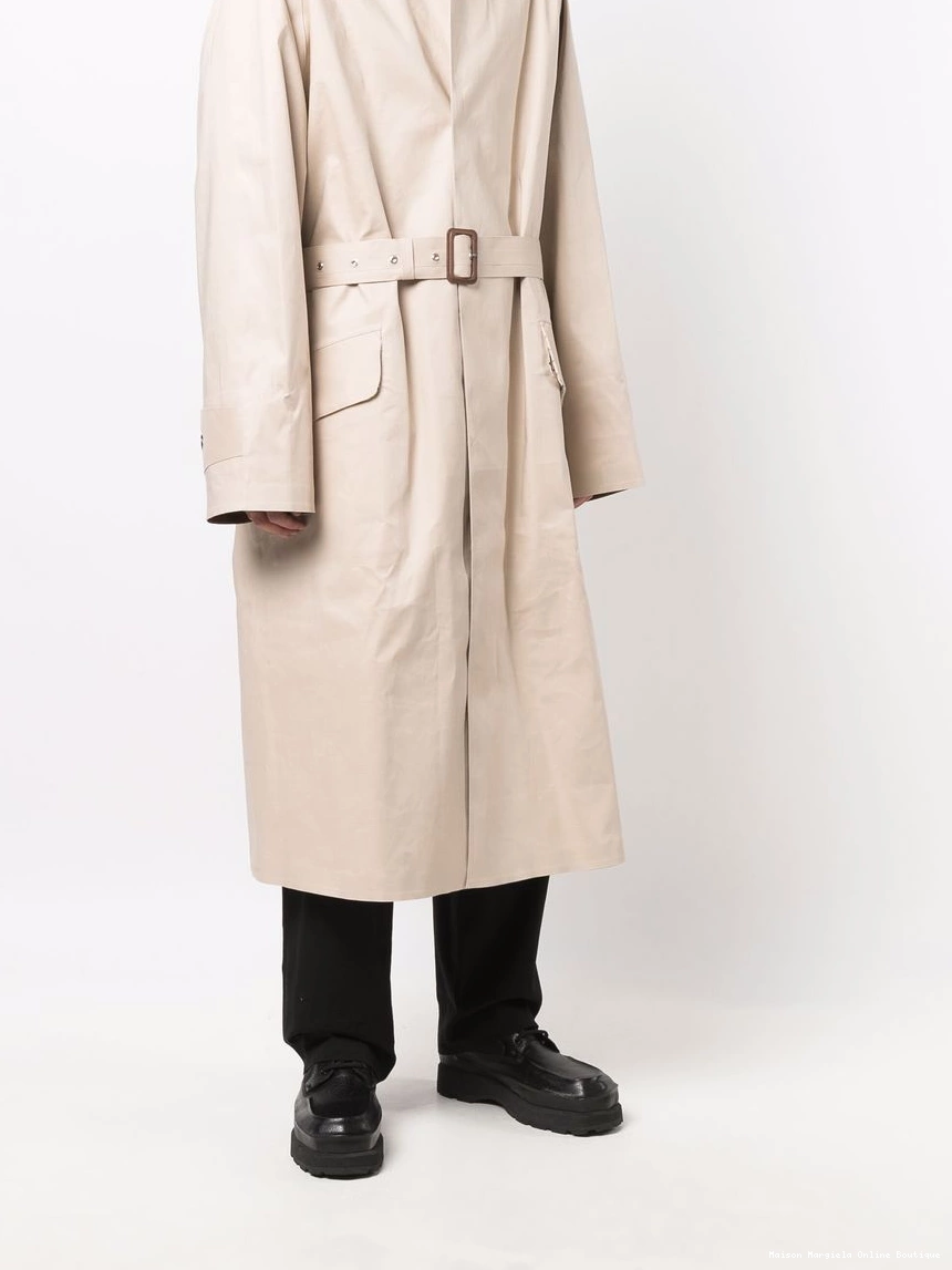 Cheap Margiela belted trench Men coat Maison 0212