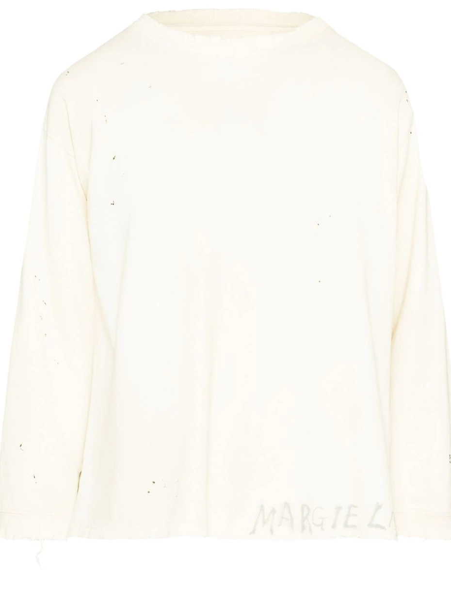 Cheap Handwritten Men Margiela sweatshirt cotton Maison 0213