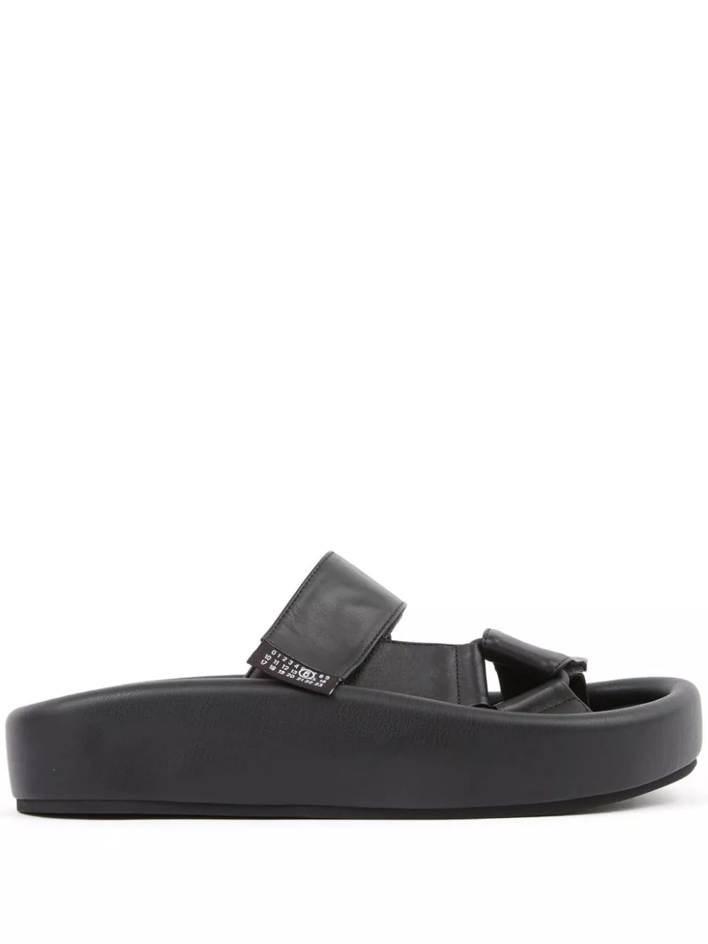 Affordable MM6 Maison Margiela webbing slip-on platform sandals Men 0202