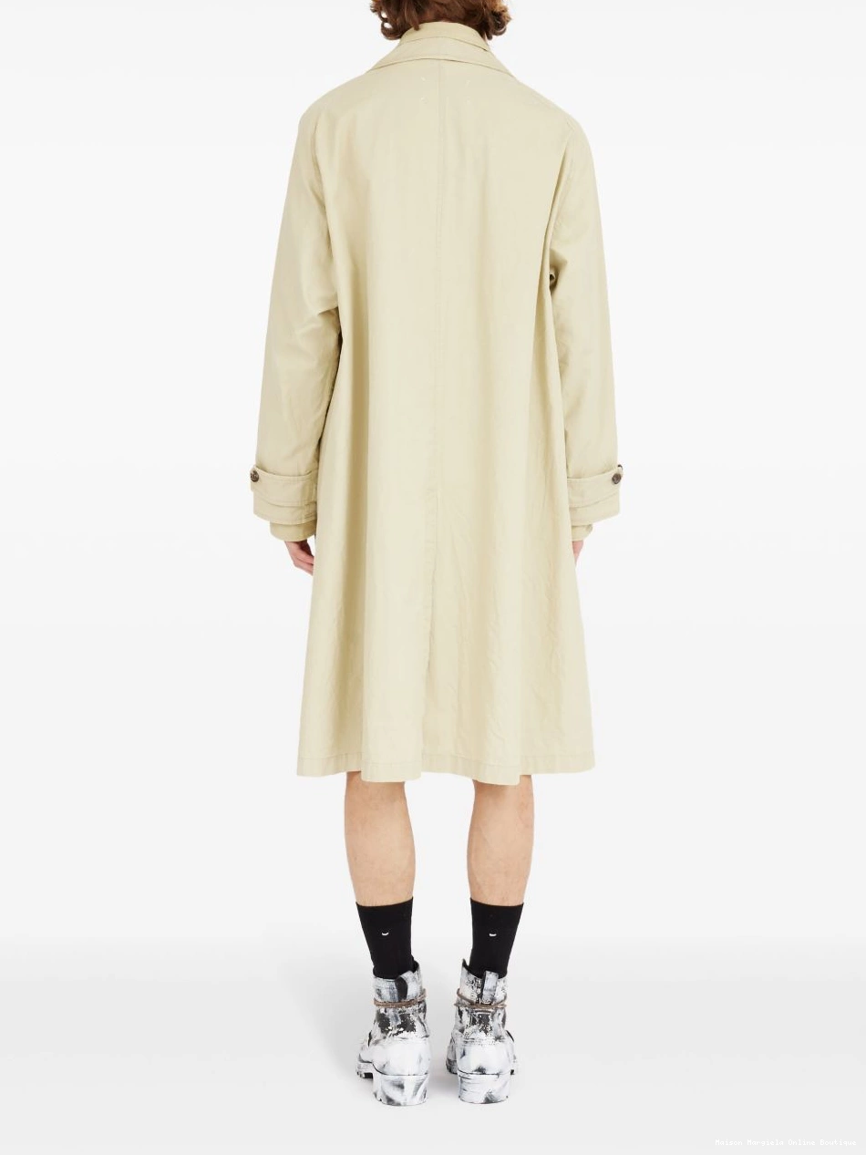 Affordable layered Margiela Maison coat trench Men 0212