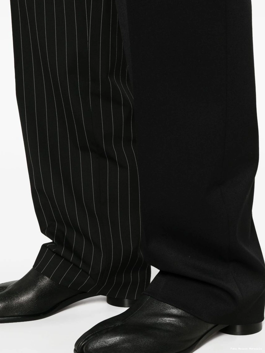 Affordable trousers straight-leg MM6 Margiela Maison Men pinstripe 0218