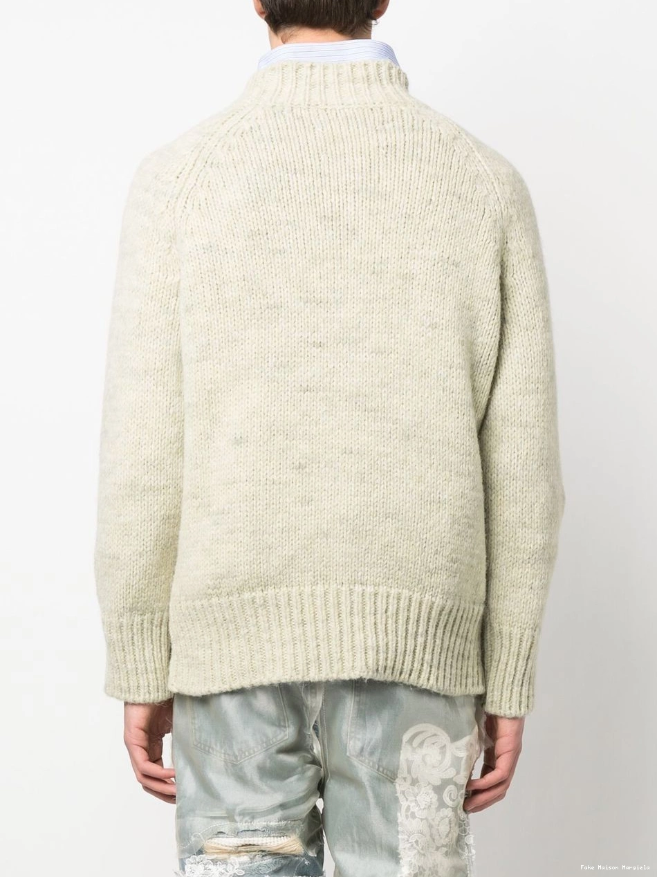 Cheap crew-neck chunky-knit Men Maison jumper Margiela 0211