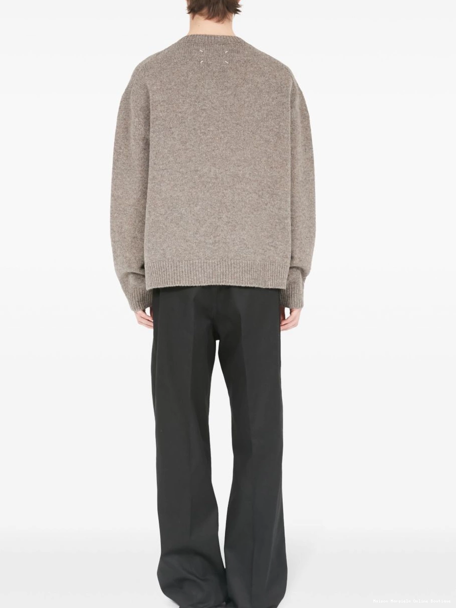 Cheap Maison Margiela Men wool jumper speckle-knit 0213