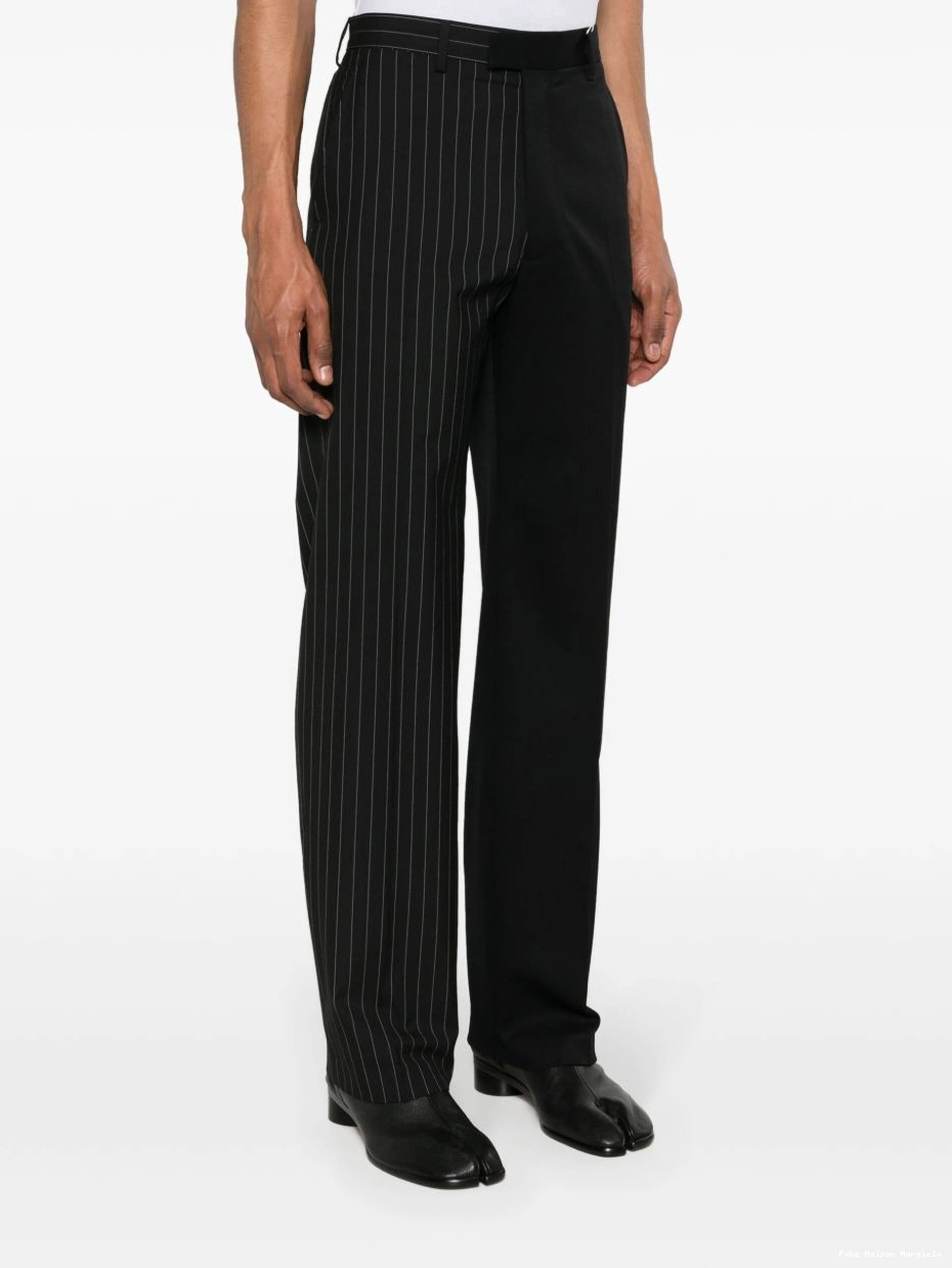 Affordable trousers straight-leg MM6 Margiela Maison Men pinstripe 0218