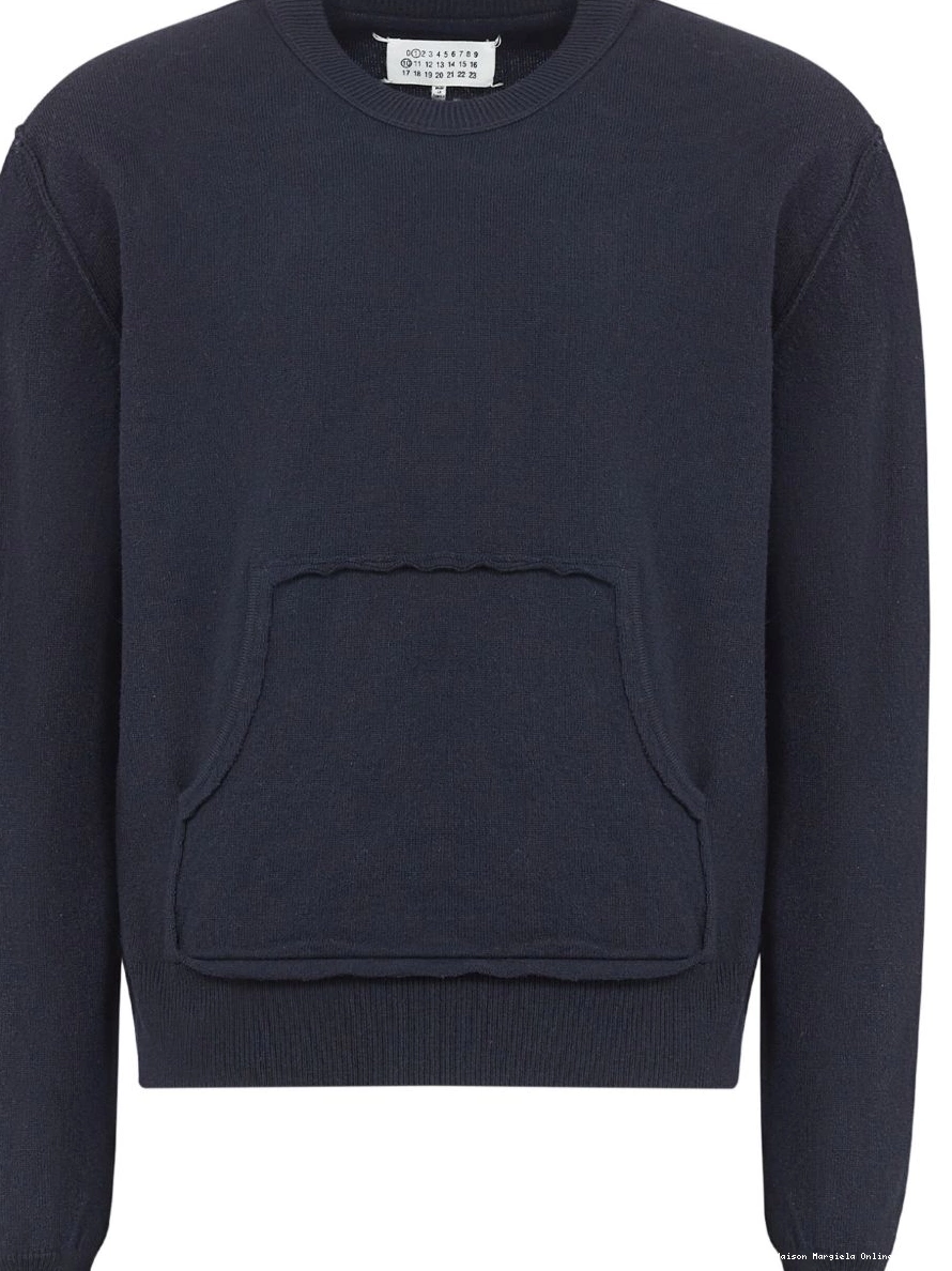 Affordable sweatshirt pouch-pocket Margiela four-stitch Men Maison 0216