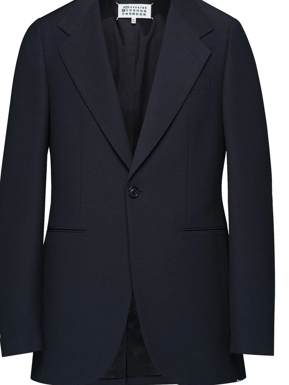 Affordable single-breasted Maison Margiela faille Men suit 0217