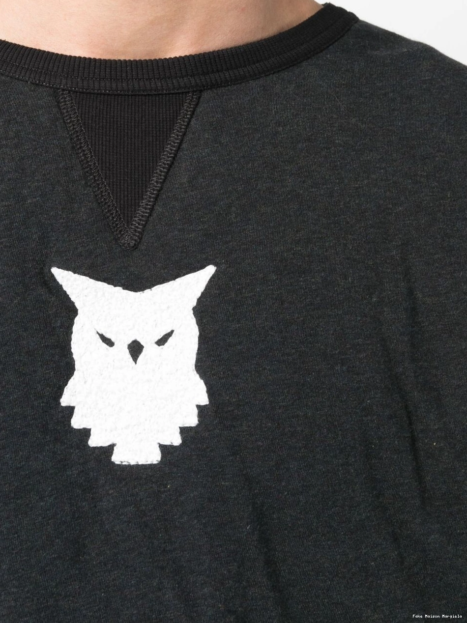 Affordable sweatshirt Maison Margiela Animal Totem Men patch-detail 0219