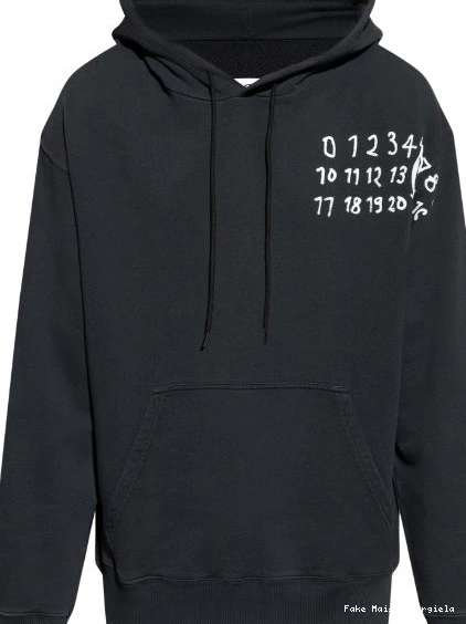 Cheap Men Maison MM6 hoodie Margiela logo-print 0209