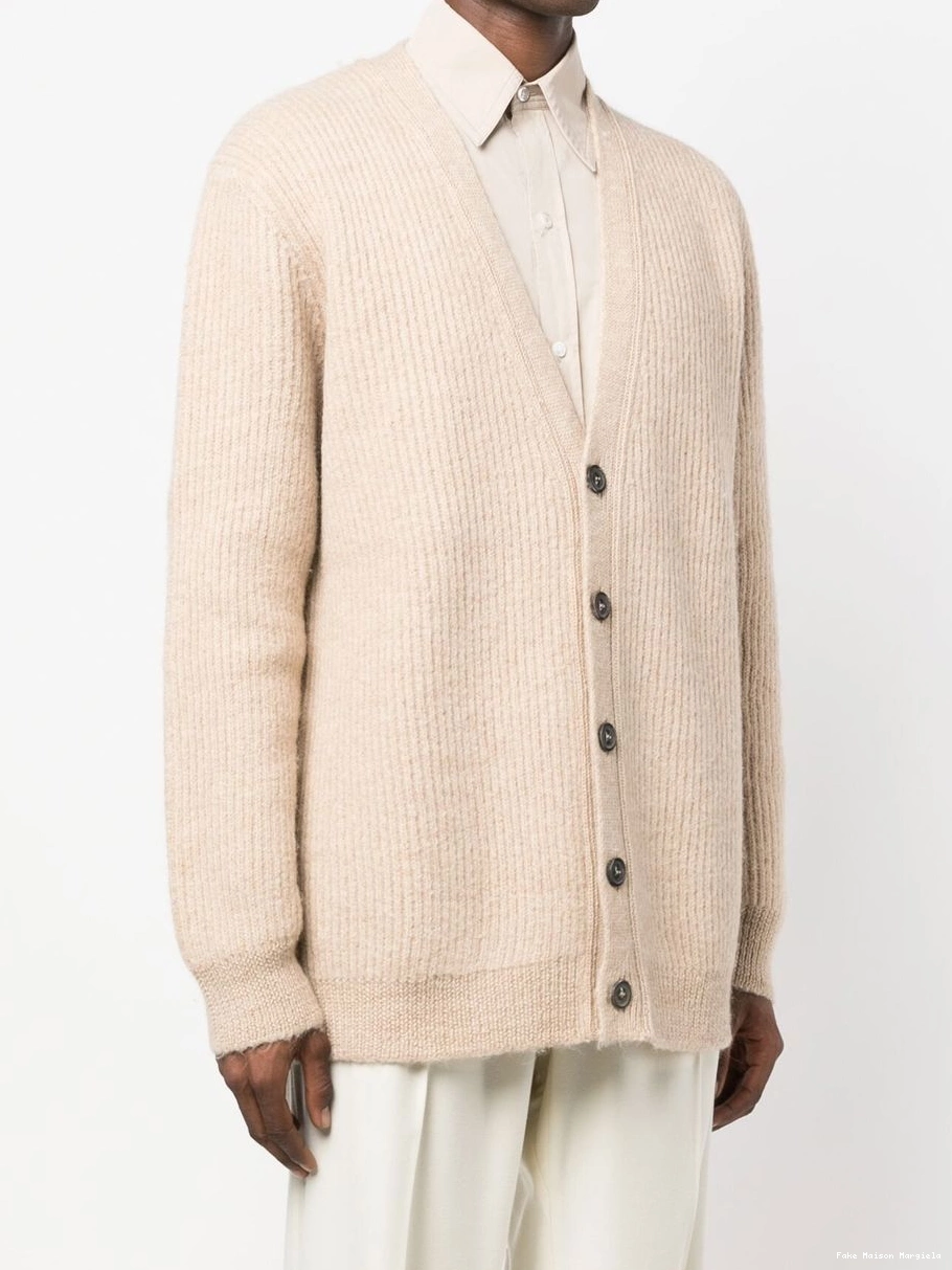 Cheap V-neck Men cardigan Maison alpaca-blend Margiela 0220