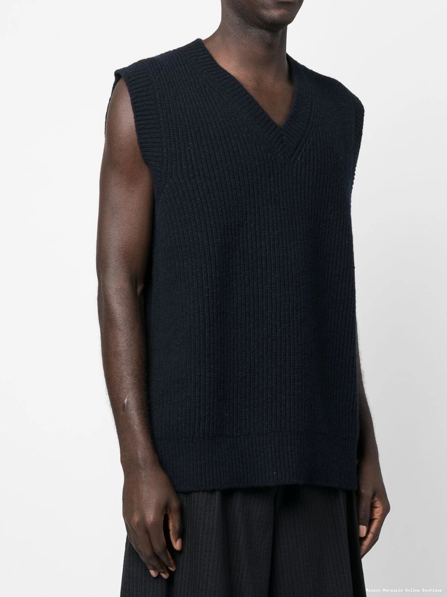 Cheap sleeveless jumper Men Margiela oversize Maison 0213