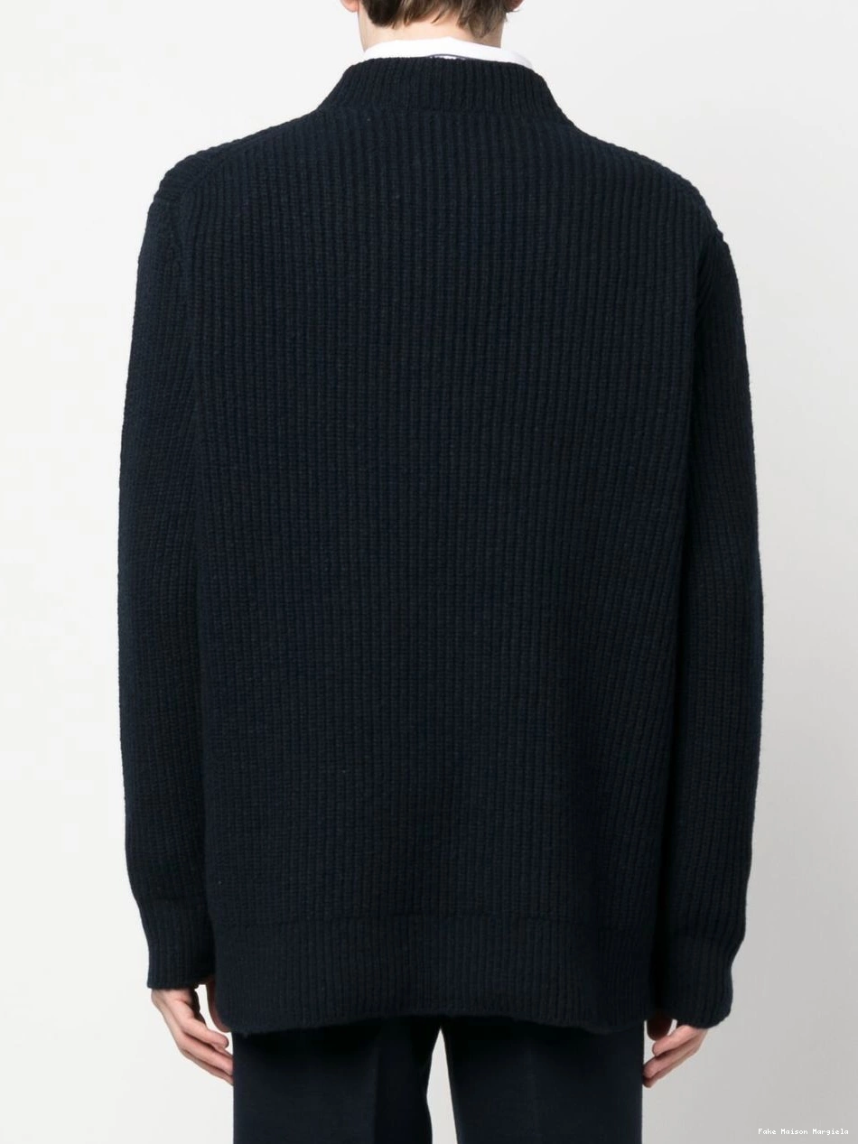 Cheap Maison Margiela Men wool-blend jumper Donegal 0228