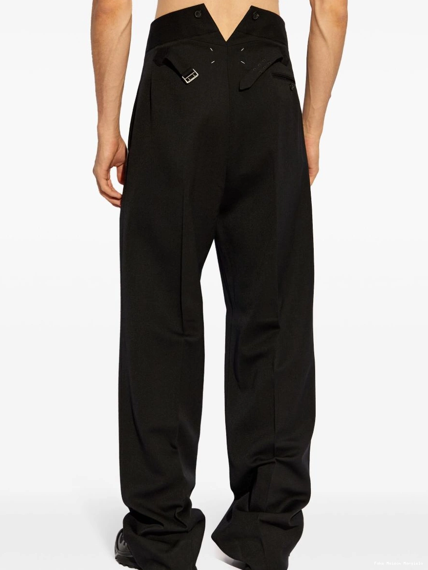 Affordable trousers four-stitch Margiela wool Men Maison 0309