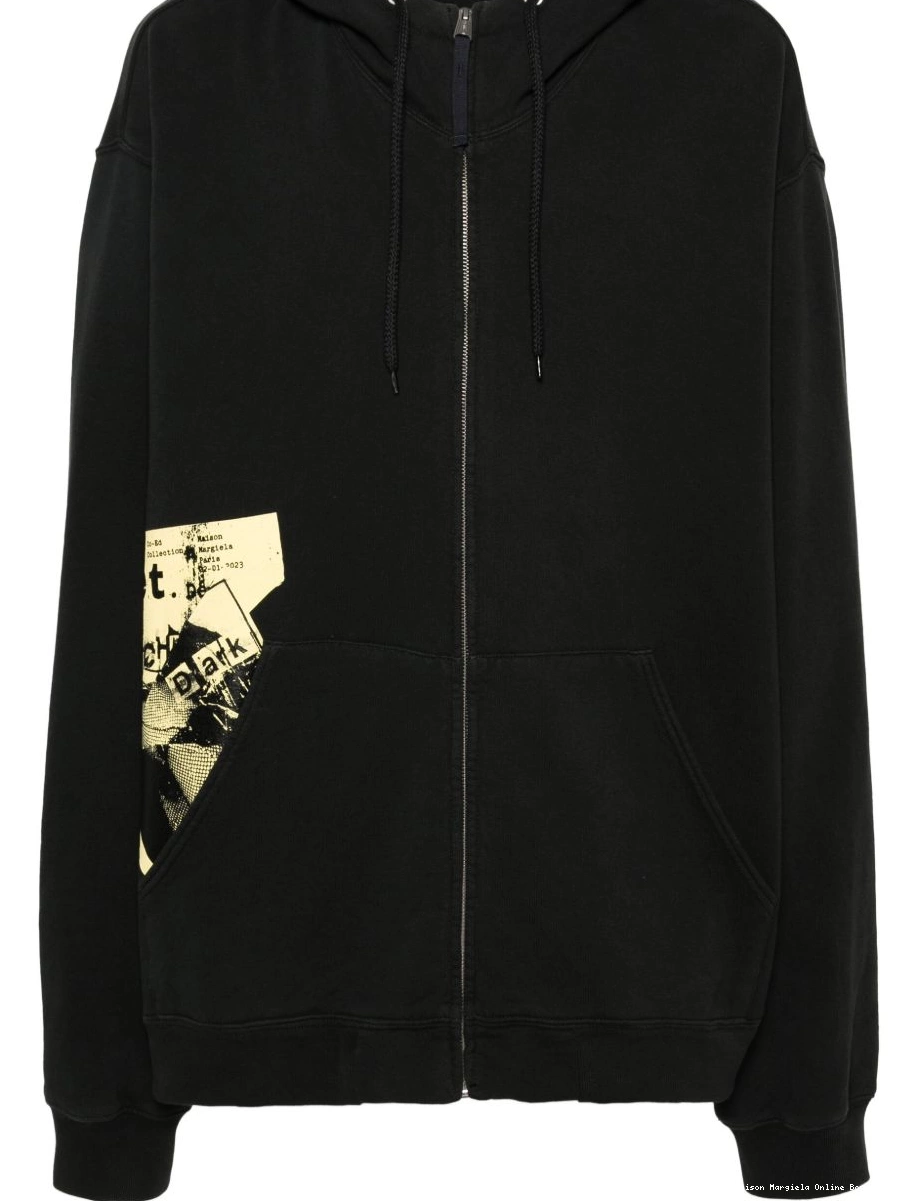 Affordable zip Invitation Men hoodie Margiela cotton Maison 0313