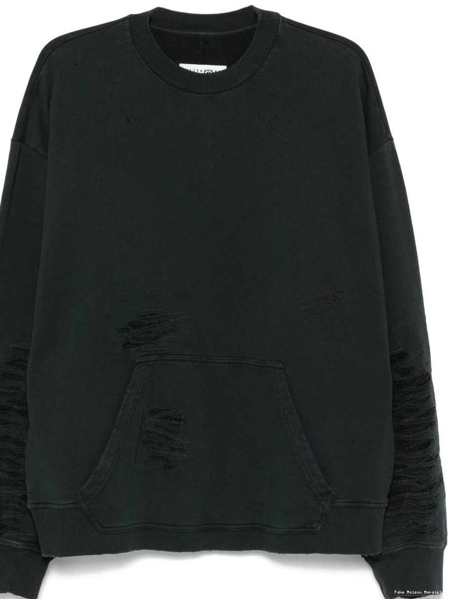 Men ripped Maison Margiela MM6 sweatshirt 0307