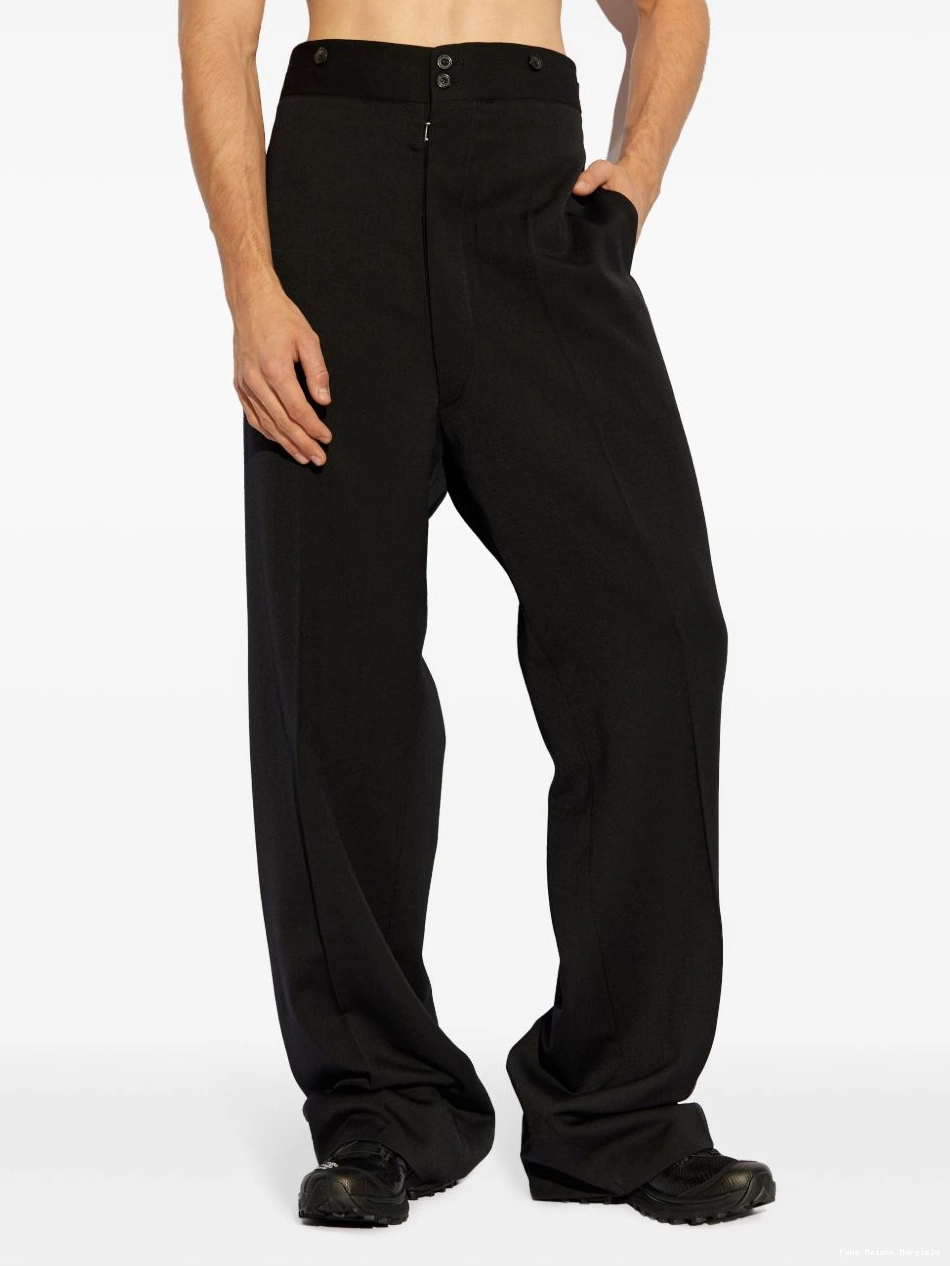 Affordable trousers four-stitch Margiela wool Men Maison 0309