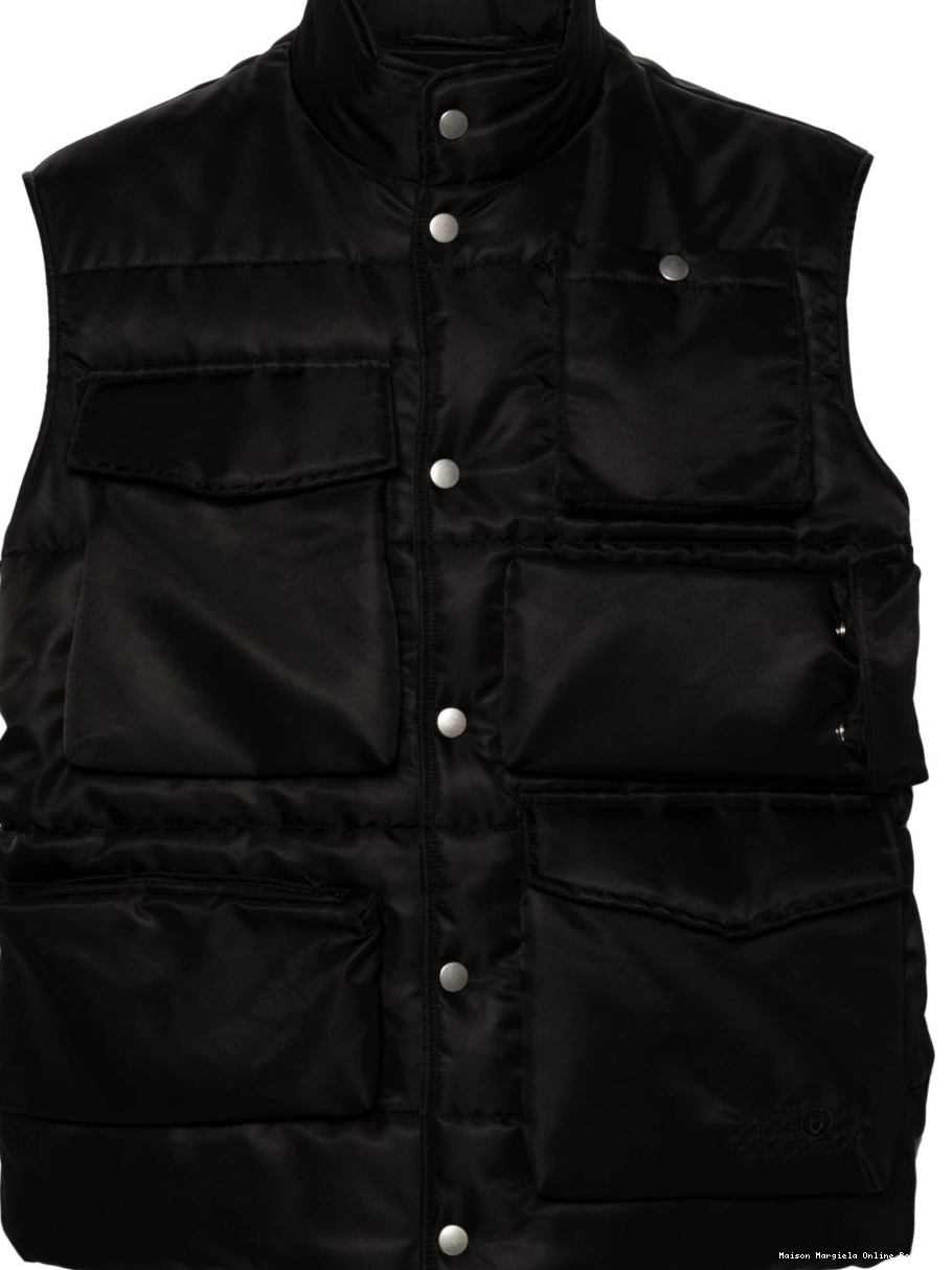 logo Men gilet Margiela single-stitch MM6 Maison 0312