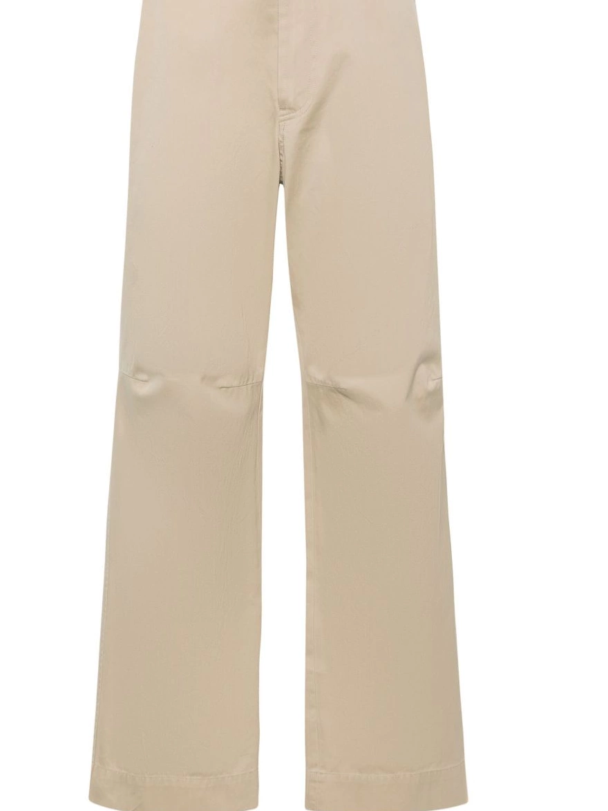 Men MM6 wide-leg trousers twill Margiela chino Maison 0307